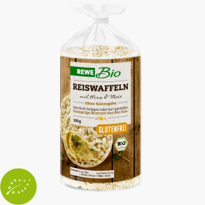 Rewe Bio Reiswaffeln mit Hirse und Mais 100g