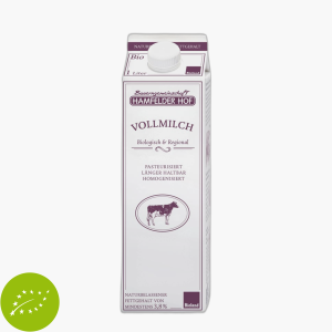 Hamfelder Bio-Milch 3,8% Fett. 1l