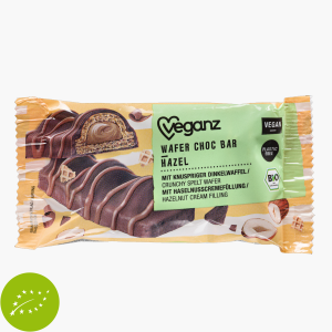 Veganz Wafer Bio Choc Bar Hazel 30g