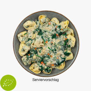 Planet V Bio Tortelloni in rahmiger Spinatsoße 400g