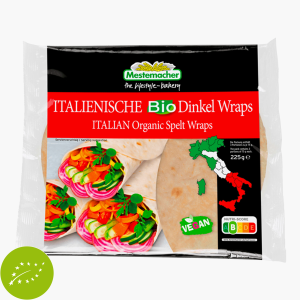 Mestemacher Bio Italienische Dinkel-Wraps 225g (3x75g)