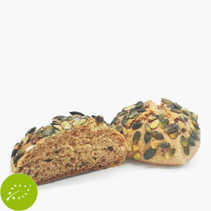 2 Stk. - Schütze Bio-Kürbiskerndinkelbrötchen