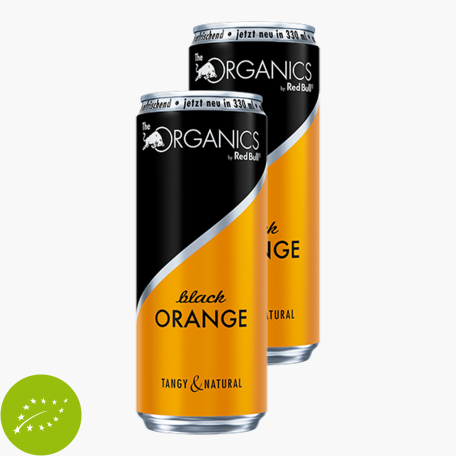 Red Bull Organics Black Orange 0,25l Dose x2