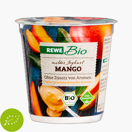 Rewe Bio Joghurt Mango 150g
