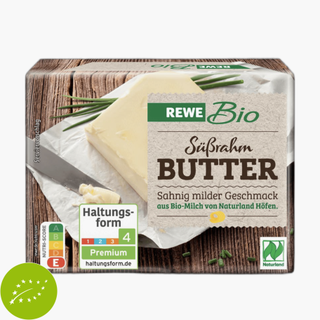Rewe Bio Süßrahmbutter 250g