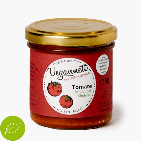 Veganett Bio Tomatenaufstrich mit Nussmus 135g