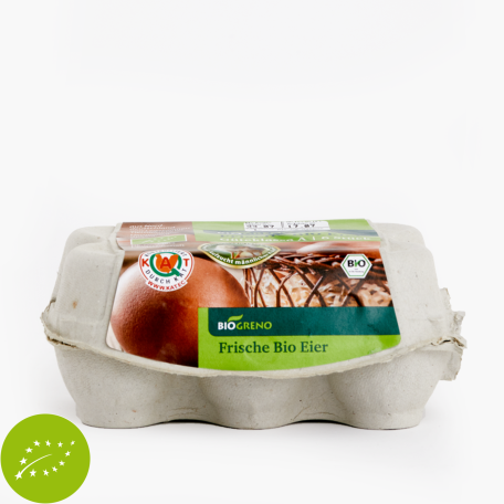 Biogreno Bio Freilandeier Kl.M-L 6 Stk.