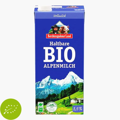Bercht. Land Haltbare Bio Alpenmilch 3,5% 1l