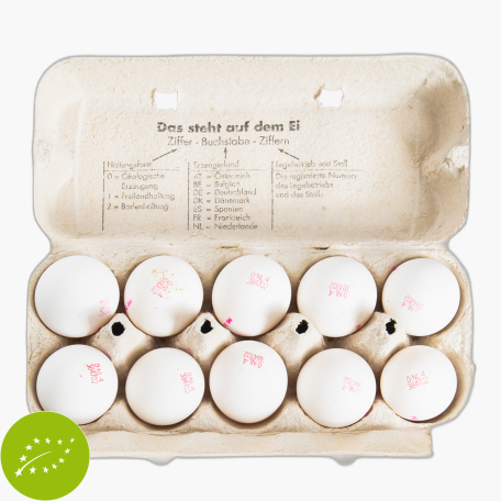 Rewe Bio Eier Kl. S-XL 10 Stück