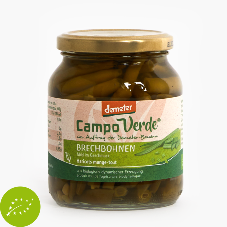 Campo Verde Demeter grüne Bio Brechbohnen 195g