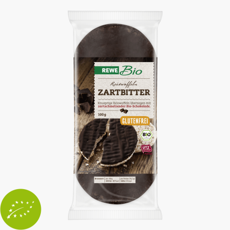 Rewe Bio Reiswaffeln Zartbitter 100g