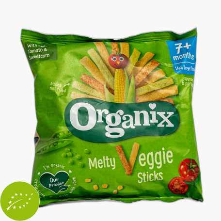 Organix Veggie groentesticks 7m Organix Veggie groentesticks 7m
