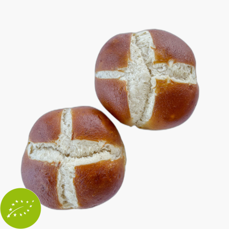 2 Stk. - Biokaiser Dinkel-Laugenbrötchen