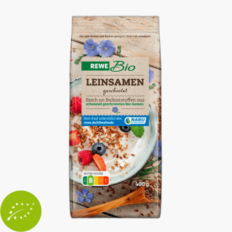 Rewe Bio Leinsamen geschrotet 400g