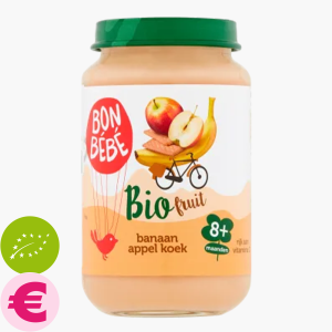 Bon Bebe 8M Banaan Appel Koek 200g Bio