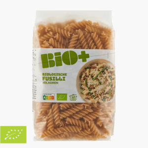 Bio+ fusilli volkoren 500g