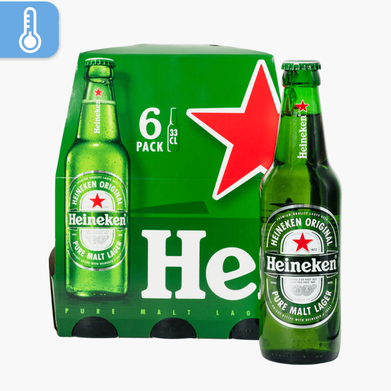 Heineken Lager Original 6x0,33l (5% vol.)