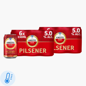 Amstel Pilsener 5,0% 6-pack 33cl 2x