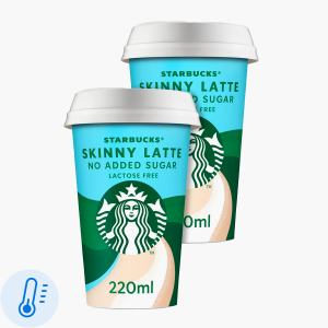 Starbucks Caffé Skinny Latte No added sugar 220ml 2x