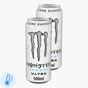 Monster Energy Ultra White 0,5l Dose x2