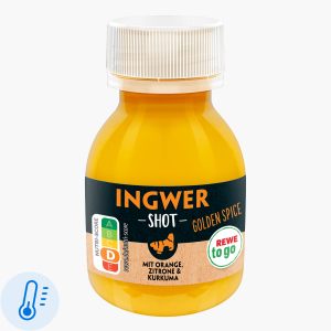Rewe To Go Shot Ingwer Orange, Zitrone & Kurkuma 60ml