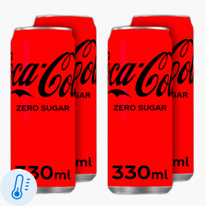 Coca Cola Zero Dose 0,33l x4