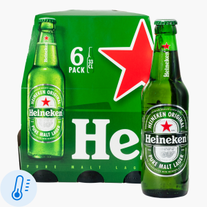 Heineken Lager Original 6x0,33l (5% vol.)