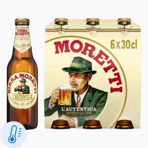 Birra Moretti 4,6% 6-pack 30cl