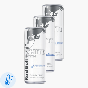 Red Bull Energy Drink White Edition Kokos Blaubeere 0,25l Dose x3