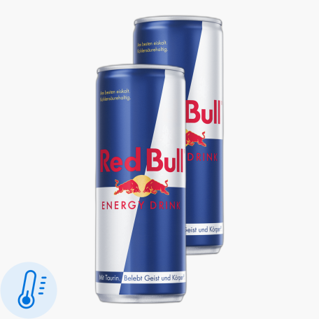 Red Bull Energy Drink Original 0,25l Dose x2