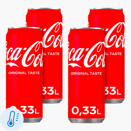 Coca Cola Dose 0,33l x4