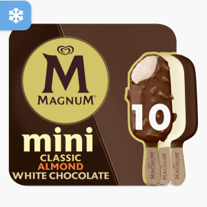 Magnum Mini classic Almond white 10 st.