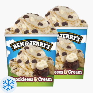 Ben & Jerry's Brookies & cream 465ml x2