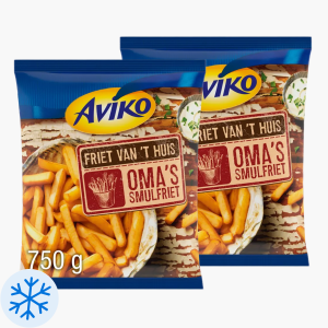 Aviko Friet van 't Huis Oma's Smulfriet 750gr 2x