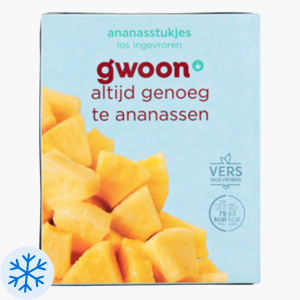 G'woon Ananas stukjes 250g