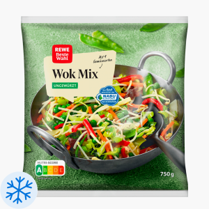 Rewe Beste Wahl Gemüsepfanne Wok-Mix Ungewürzt 750g