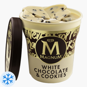 Magnum Eisbecher Double White Chocolate & Cookies 440ml