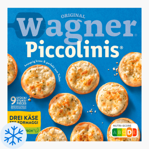 Original Wagner Steinofen Piccolinis Drei Käse 270g (9 Stück)