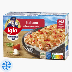 Iglo Schlemmer Filet Italiano mit Tomate Mozzarella 380g