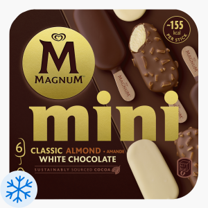 Magnum Mini Mix Classic Almond White 330ml (6x55ml)