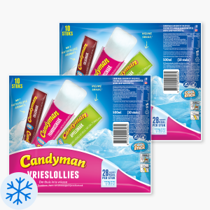 Candyman Vrieslollies 10St. 2x