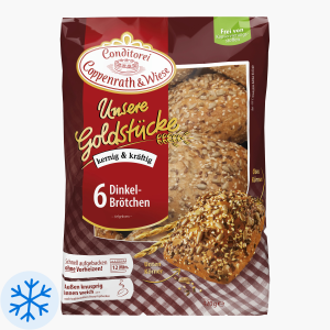 Coppenrath & Wiese Unsere Goldstücke Dinkel-Brötchen 420g (6 Stück)