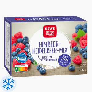 Rewe Beste Wahl Himbeer-Heidelbeer-Mix 300g