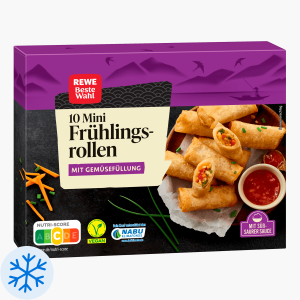 Rewe Beste Wahl 10 Mini Frühlingsrollen 280g