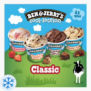 Ben & Jerry's The Classic Cool-lection 400ml (4x100ml)
