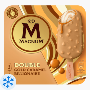 Magnum Double Gold Caramel Billionaire 255ml (3x85ml)