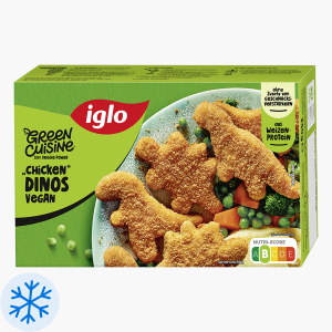 Iglo Green Cuisine Vegane Chicken Dinos 250g