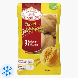 Coppenrath & Wiese Unsere Goldstücke Weizenbrötchen 450g (9 Stück)