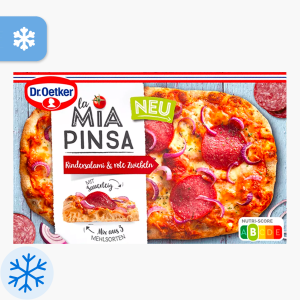 Dr. Oetker La Mia Pinsa Rindersalami & Rote Zwiebeln 305g