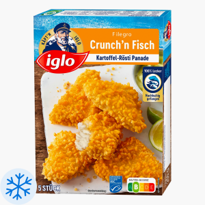 Iglo Filegro Crunch'n Fisch 250g (5 Stück)